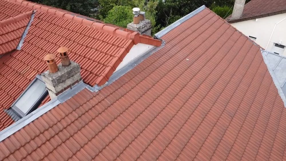 Toiture rénovée dans le Val-d'Oise, Entreprise Lobry