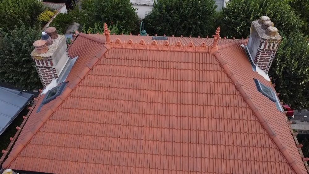 Réfection de toiture neuve par l'entreprise Lobry